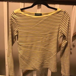 Ralph Lauren vintage boat neck quarter sleeve